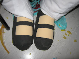 Modelo dos sapatos dos Bonecos