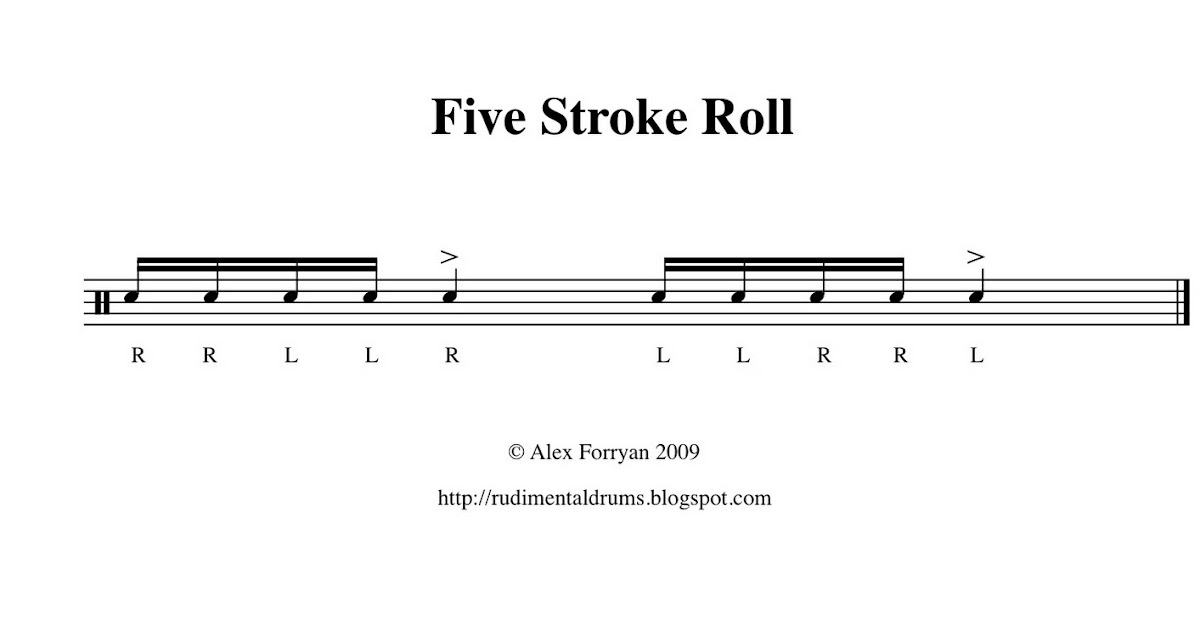 Playsomething Drums 5 Stroke Roll Bounce