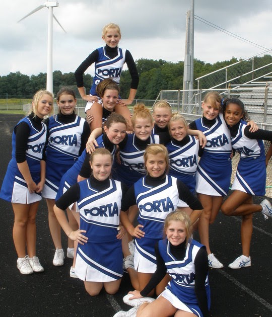The Gum Family: Jr. High Cheerleaders!!