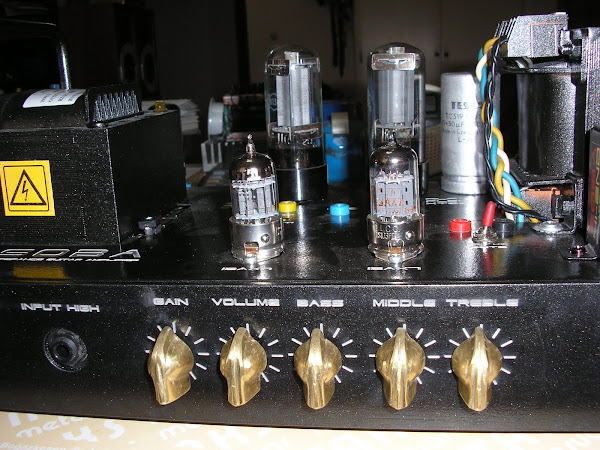 Pure Class A Push Pull High Gain Vacuum Tube Reference Guitar Amplifier panel control
