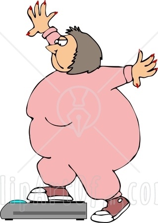 fat people clip art. #38006 Clip Art Graphic of 