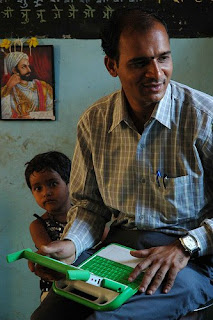 Sandeep Surve teacher at Khairat school