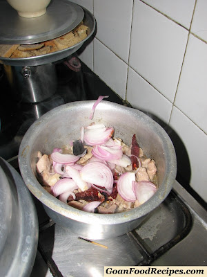 add the onions and chillies