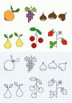 DIBUJA Y COLOREA FRUTAS CON FICHAS EDUCATIVAS : FICHAS PARA NIÑOS