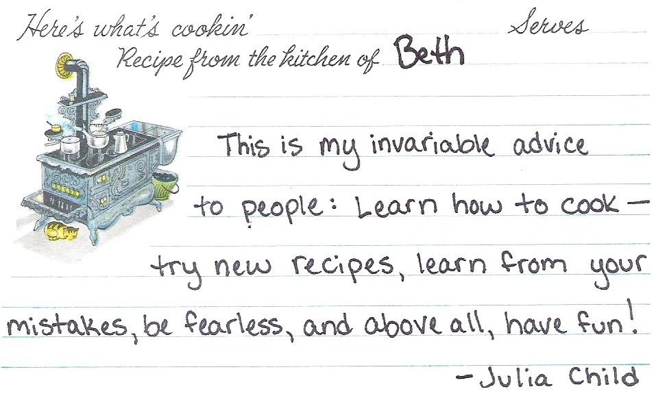 From the kitchen of Beth