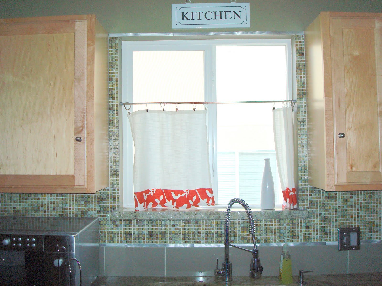 Chic It Yourself Dish Towel Curtains