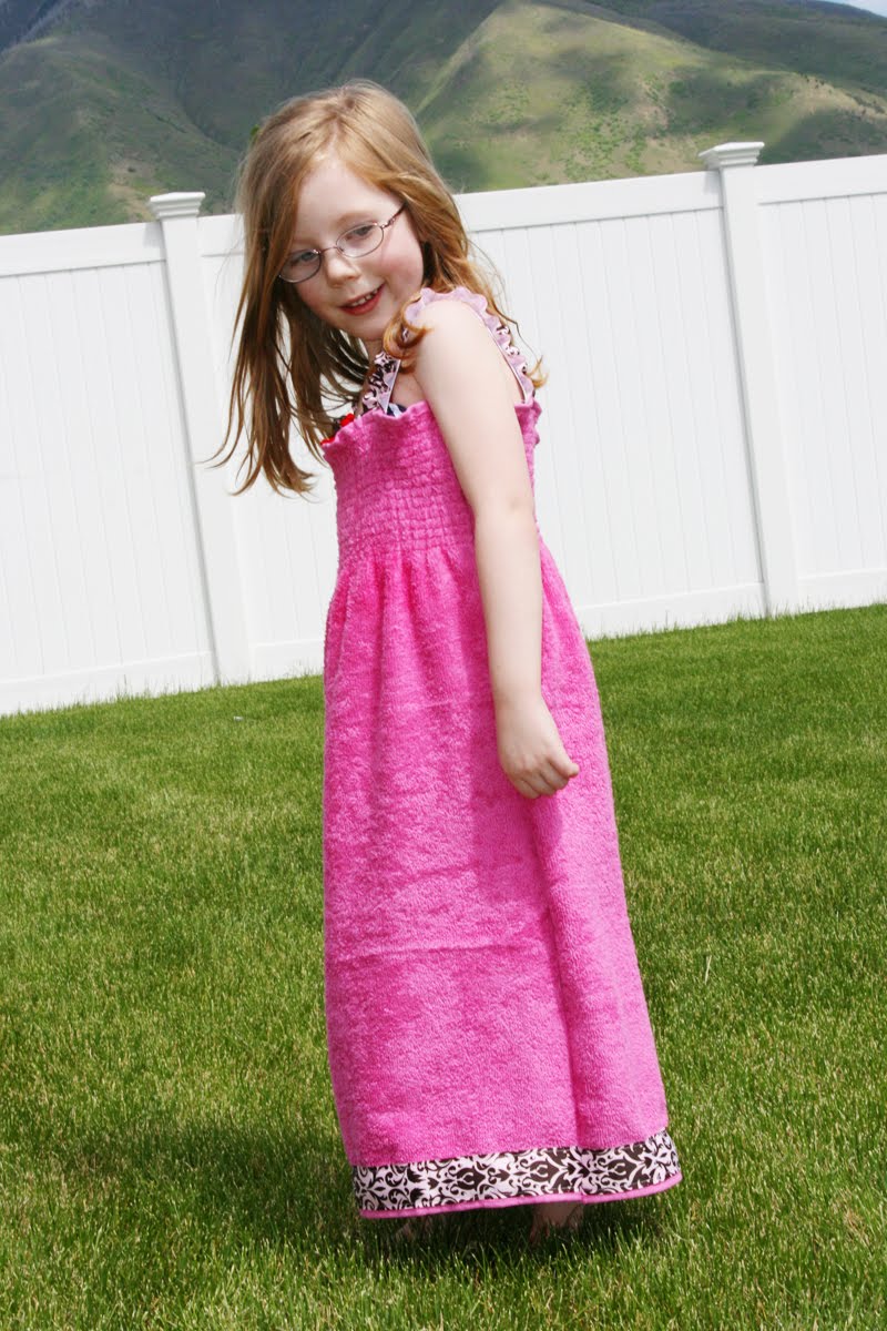 polkanuts Beach Towel Dress Idea from "MADE"