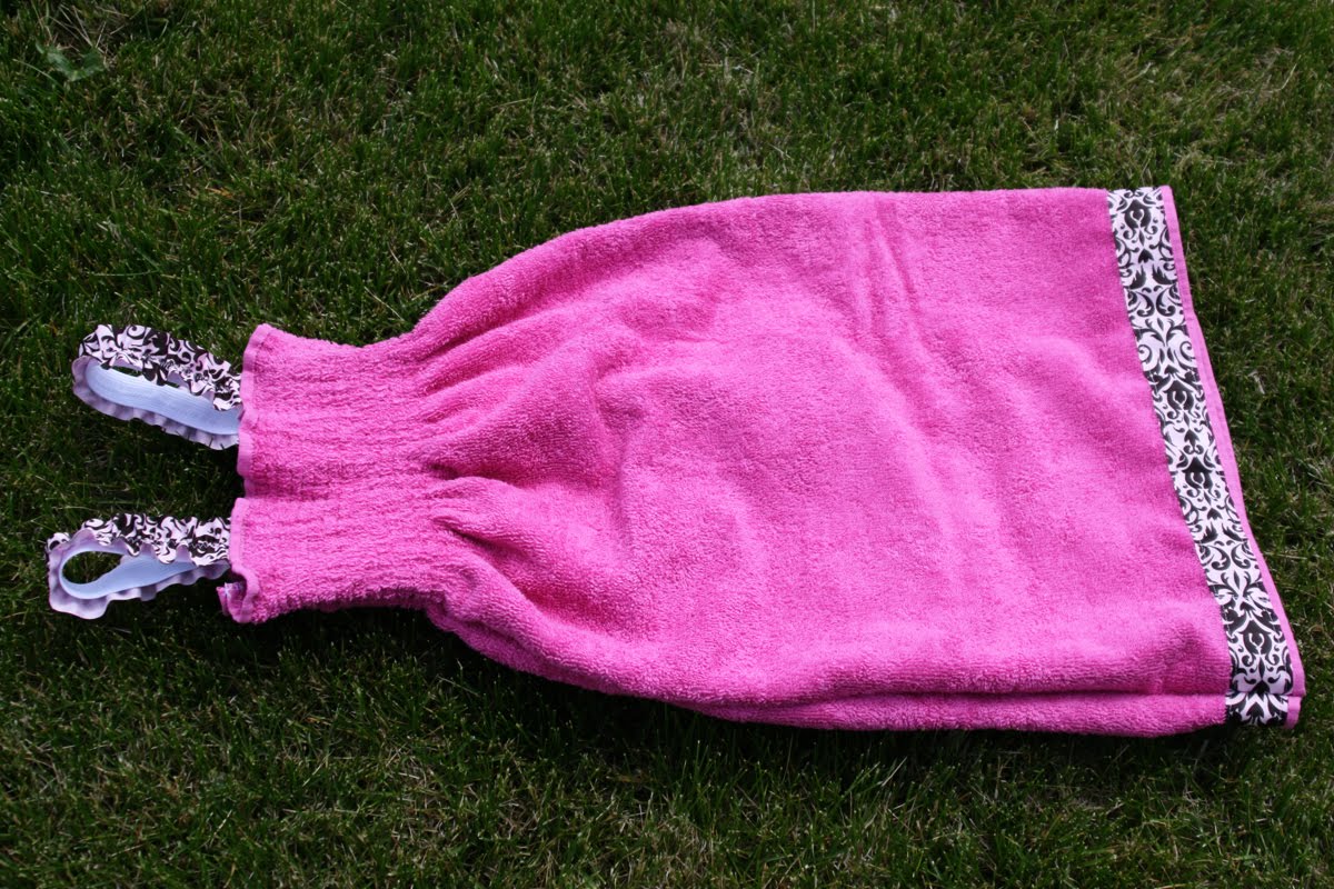 polkanuts Beach Towel Dress Idea from "MADE"