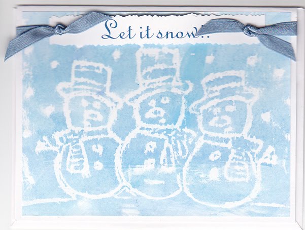 Candle Wax Resist Snowman Christmas Craft Preschool Crafts For Kids