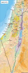 Mapa de Israel