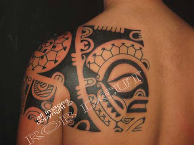 Polynesian on Polynesian Style Tattoo   Mexican Tattoo Design