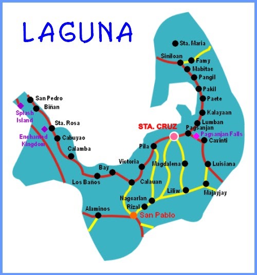 Sta Rosa Laguna Philippines Map United States Map