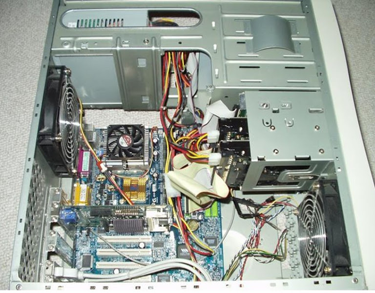 Internal View of a Computer