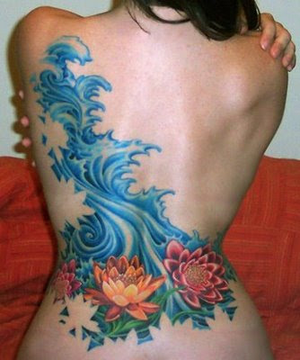 Back Tattoo,Art Tattoo, Sexy Girls Tattoo