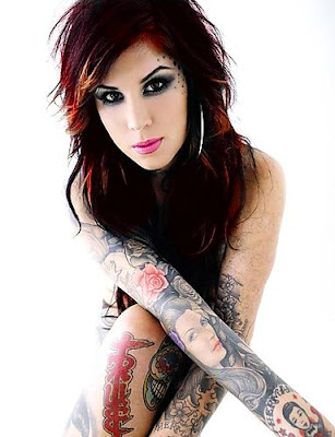 Tattoo artist Kat Von D Popular Tattoo Design Hot Girls