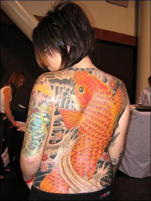 Full Back Tattoo Designs For Girls. Japanese Koi Fish Full Back Tattoo Sexy Girls. Posted by best at 2:27 AM