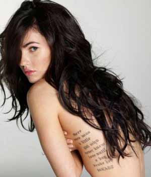 female rib tattoos sexy girls, popular tattoo for women