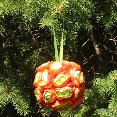 Orange Ball Flower