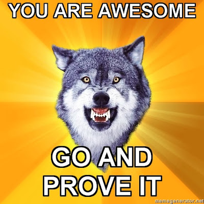 Awesome Courage Wolf