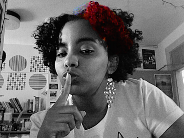 Magenta Hair Streaks