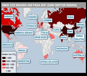 Peta Emisi Negara G2O