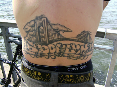 Danny offered up this lower back piece: This seemed the most appropriate 