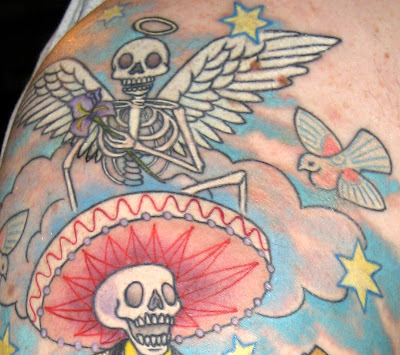 Mariachi Skeleton Tattoo