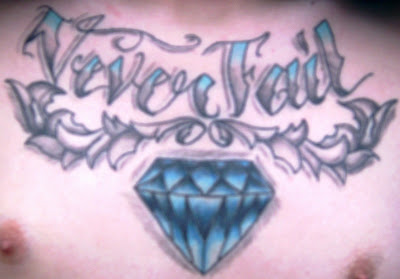 Diamond Tattoo Outline