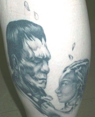 Tattoosday (A Tattoo Blog): The Return of Eryn's Ink: Frankenstein's  Monster and the Little Girl