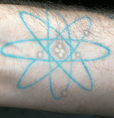 And an atomic representation of a star: I'm not sure about this one: