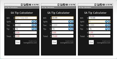 SA Tip Calculator