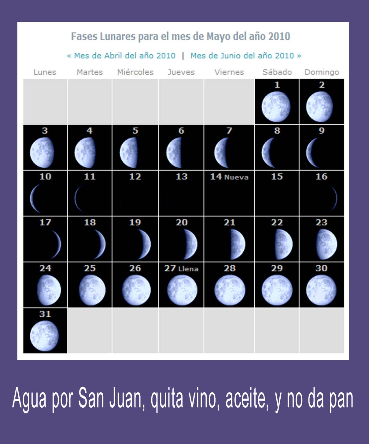 El Cerro del Hierro LAS LUNAS DE JUNIO