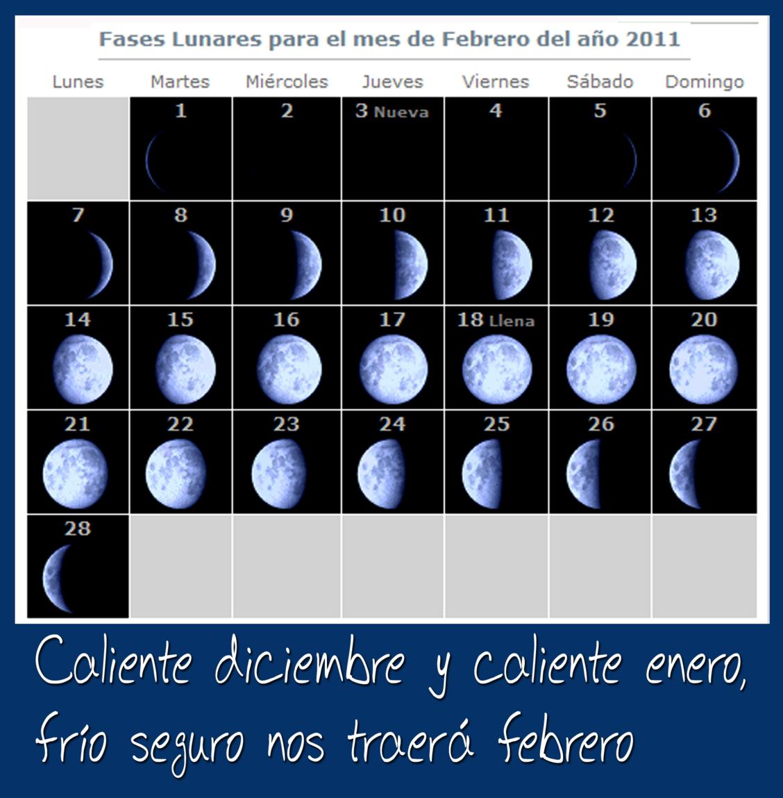 El Cerro del Hierro Las lunas de febrero