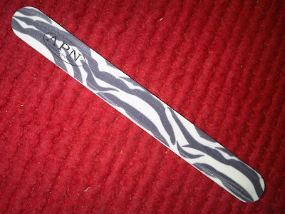 so while I was there I bought myself this badass Zebra nail file