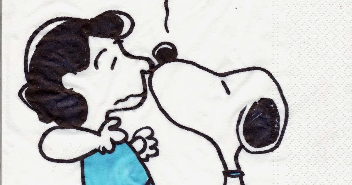 Lunch Napkin Art AARGH! DOG GERMS!