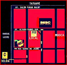 MAPA DE LOCALIZAÇÃO M868 BAR (LONDON CLUB)