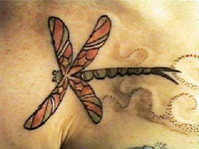 Dragonfly Tattoo � Insect Tattoo, mens tattoos,