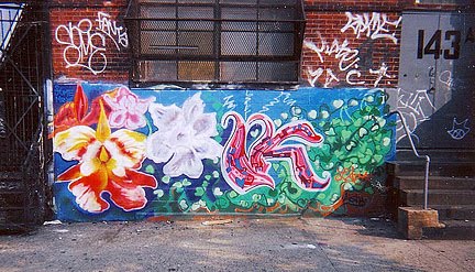 Fever (Lady K) decorates a piece of the city, from GRAFFITI WOMEN