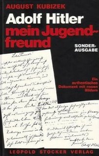 AdolfHitlerMeinJugendfreund (August Kubizek)