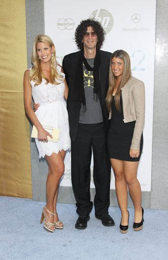 Beth Ostrosky Stern With Howard Stern And His Daughter