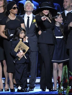 Janet Jackson With Prince Michael Jackson II, La Toya Jackson And Paris 