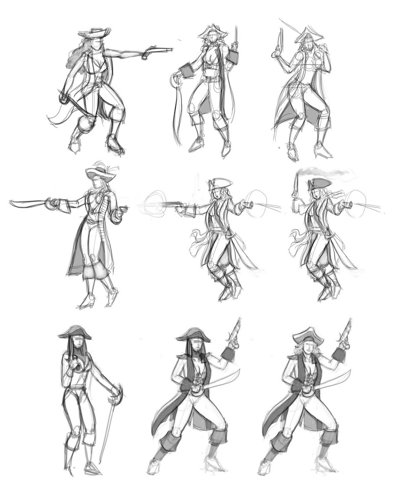 Concept Character Sketches