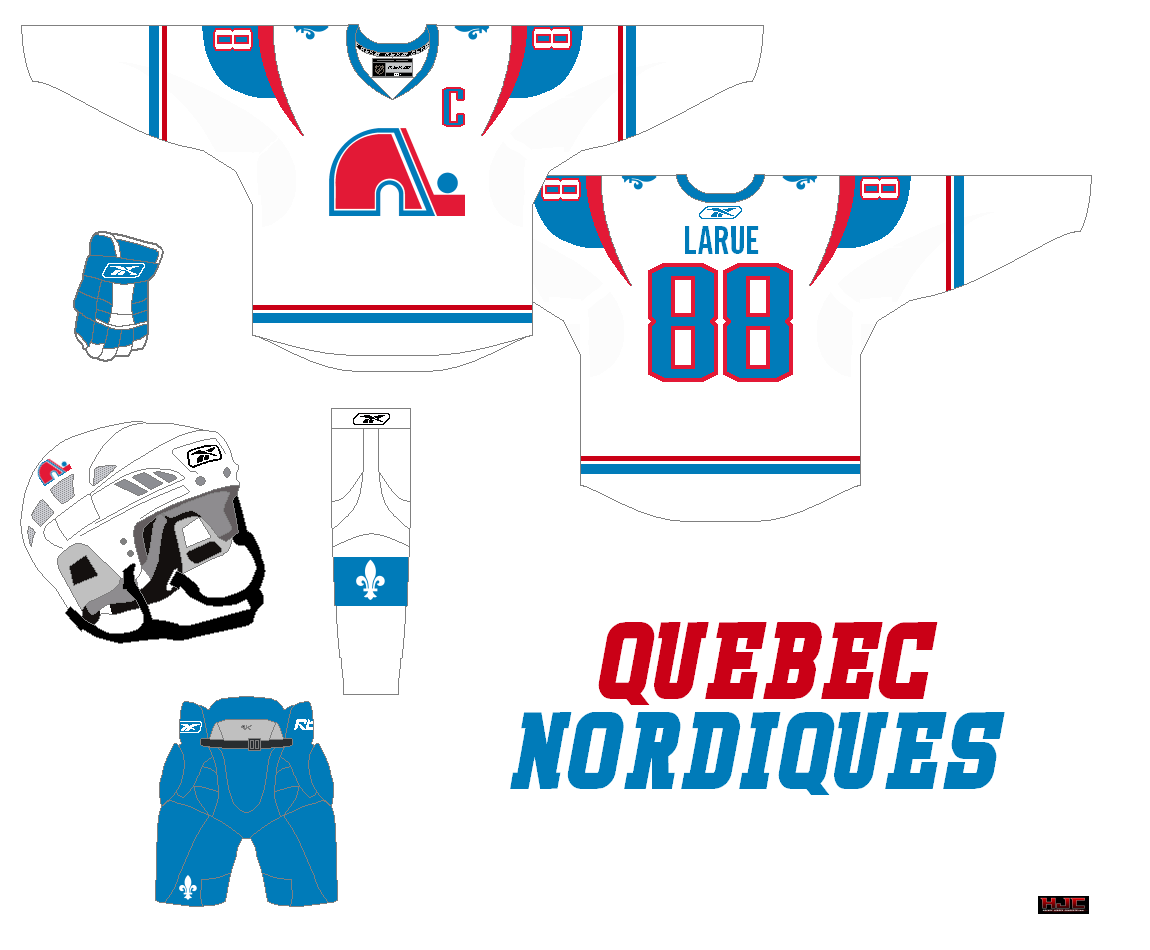 Quebec Nordiques HockeyJerseyConcepts
