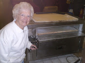 My Lovely 88 year old Mother that helped me build my Pizza Stand