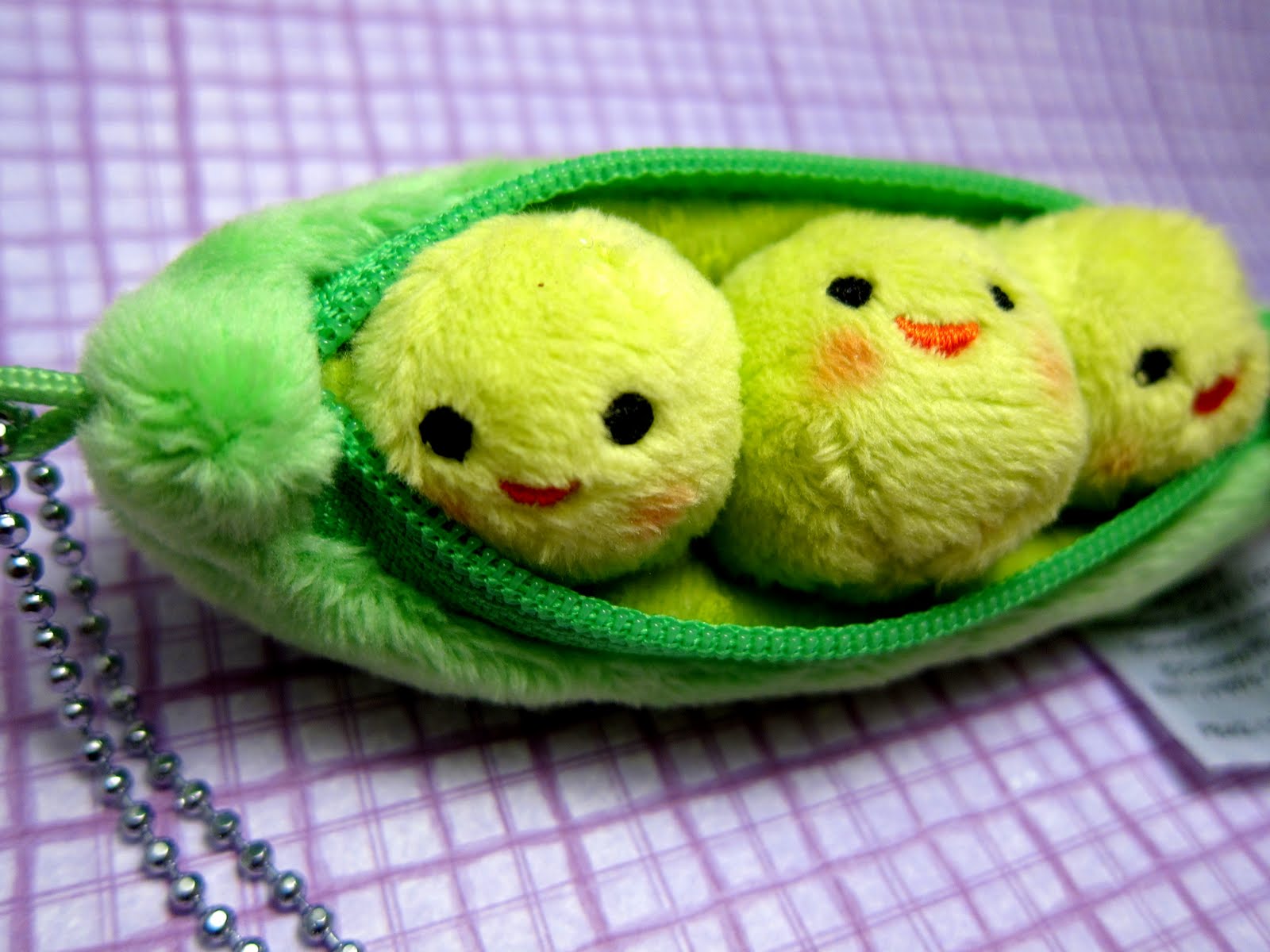 Cutetastic Disney Finds Peas in a Pod plush keychain from Toy Story 3