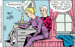 Suggesting Frank give that scarf to Lynn was a great idea Mary! What's next? Please don't suggest steak knives.