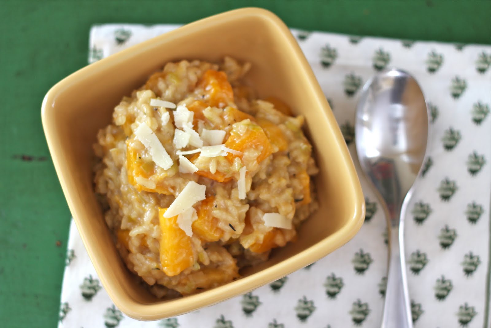 Talkin' Chow Playin' House Butternut Squash + Leek Risotto