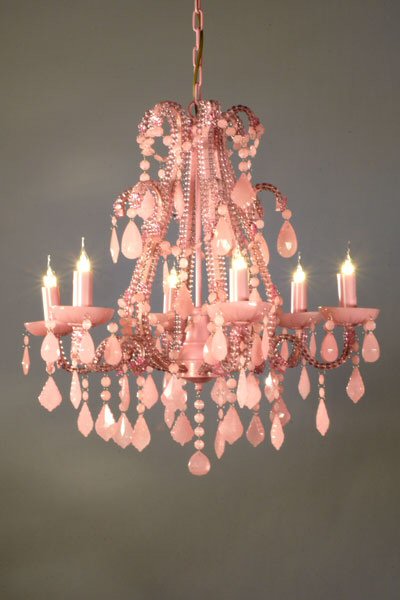 Pink Chandelier on Pink Chandeliers