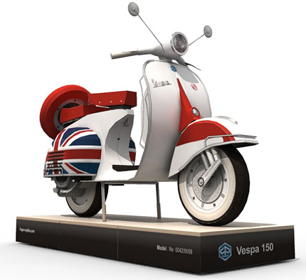 Come to Momma My baby Vespa 