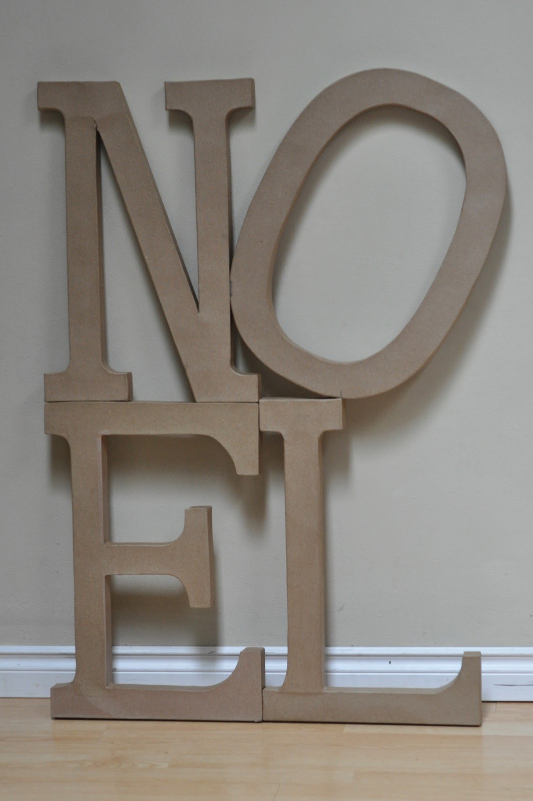 Craftily Ever After PotteryBarn Inspired Noel Wall Art